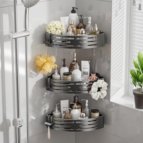 Corner Shower Caddy Suction Cup, Shower Shelves by ONXEBornforqualityNeverWasteYourMoney