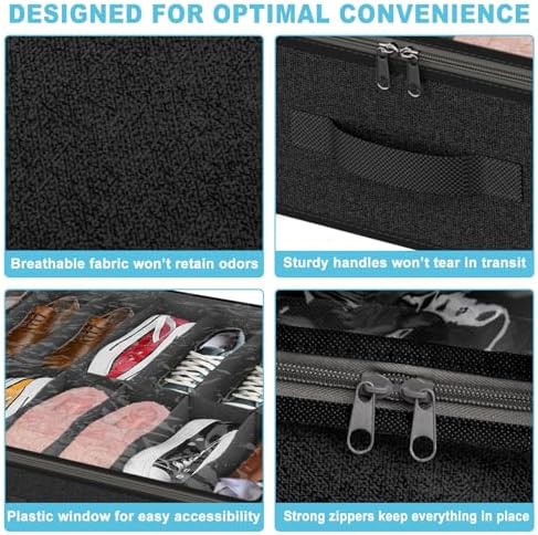 Under Bed Shoe Storage Organizer - Image 4