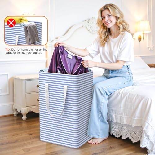 3-Pack Laundry Basket, Collapsible Laundry Hampers - Image 4