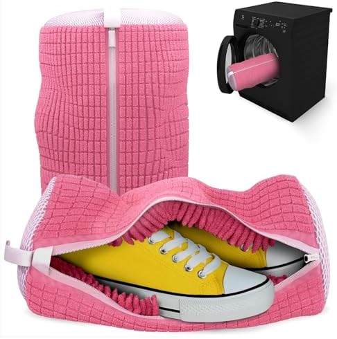 2 Pcs Reusable Shoe Washing Machine Bag, XXL by Lagarto