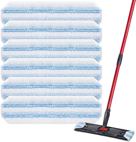 6 Pack H2prO Mop Pads Compatible by Caehomly