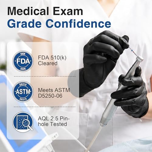 Schneider Medical Nitrile/Vinyl Blend Exam Gloves - Image 2