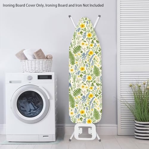 Wild Flower Floral Ironing Board Pad and Cover Durable Thick Daisy Ironing - Image 3