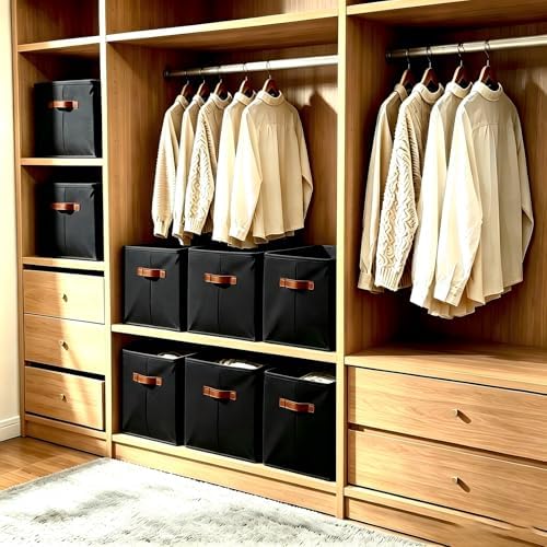 Shoe Organizer for Closet, 2 Pack Foldable Shoe Storage Containers, Fits up to - Image 2