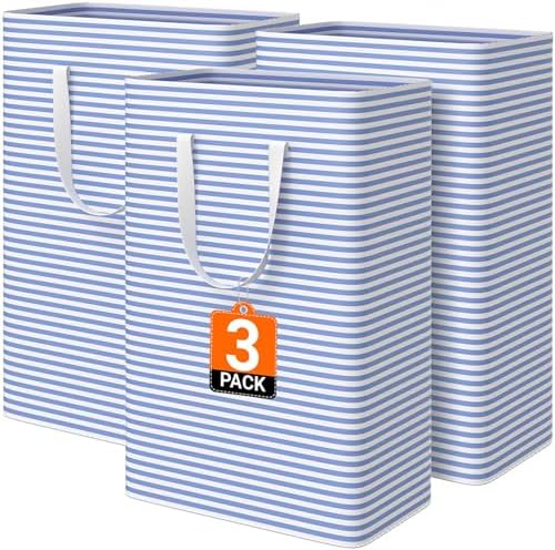 3-Pack Laundry Basket, Collapsible Laundry Hampers by Unknown