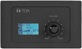 TOA Electronics M-802RCB-AM Remote Audio Control Panel with Audio Out, Black; Volume/routing Control Knob; Designed for Exclusive use with the M-8080D Digital Matrix Mixer