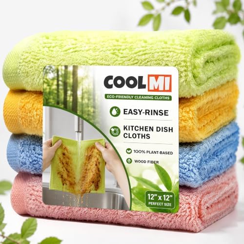 COOLMI Kitchen Dish Cloths, Easy-Rinse Dish Towels by COOLMI
