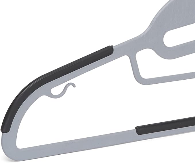 Amazon Basics Space Saving Non-Slip Rubber Coated Plastic Hangers - Image 4