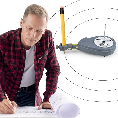 Roto Tape Compass | Rotating Tape Measure Beam Compass, Circle Drawing Tool by RockSteel
