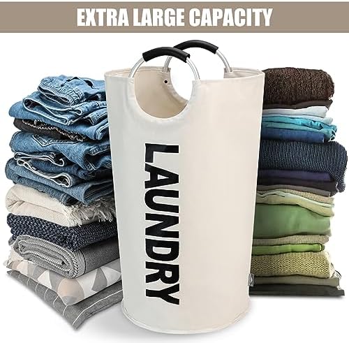 DOKEHOM 125L X-Large Laundry Basket Bag, Collapsible Tall Hamper - Image 5