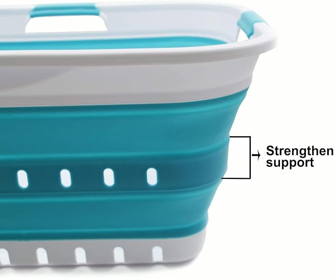 SAMMART 42L Collapsible Plastic Laundry Basket - Image 5