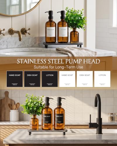 Cisily Kitchen Soap Dispenser Set Comes - Image 3