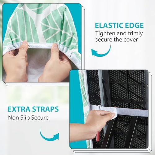 Seiritex Ironing Board Cover and Pad, Standard Size 15 x 54, Thick Padding - Image 3