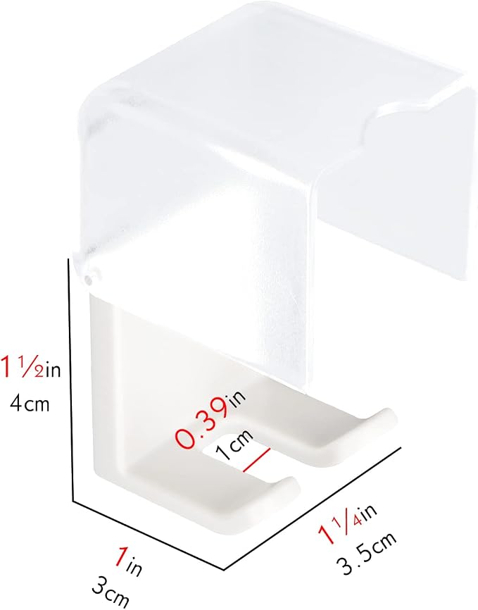 4 PCS Toothbrush Holder Wall Mounted - Image 2
