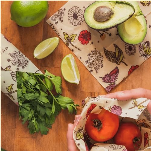 Bee's Wrap Beeswax Food Wraps, 5 Pack Assorted - Image 3