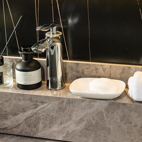 Miamolo Soap Dish Soap Holder Shower, Ceramic Soap Dishes - Image 7