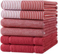 Homaxy 6 Pack Cotton Terry Premium Kitchen Towels, 18 x 28 in by Homaxy