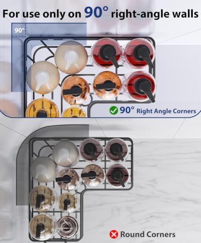 3 Pack Corner Shower Shelves, Rustproof Shower Organizer Caddy - Image 2
