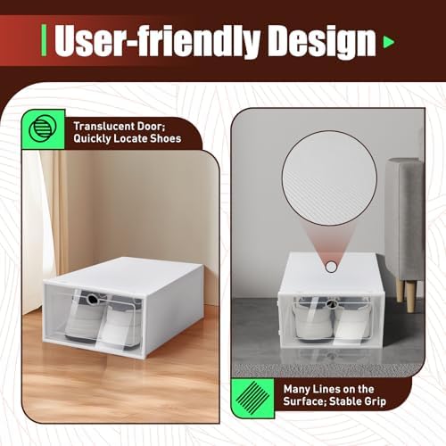 20 Pack Foldable Shoe Boxes - Image 3