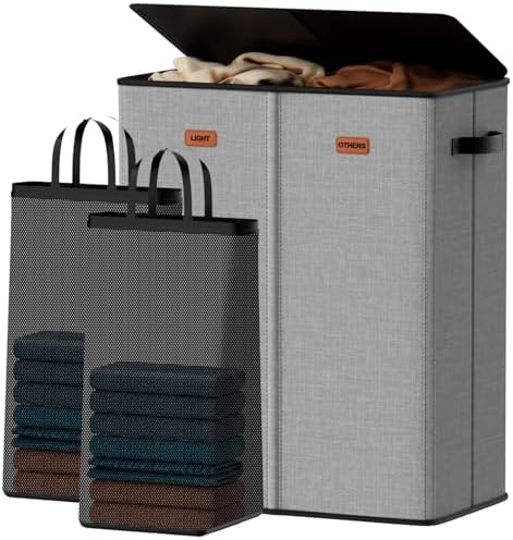 150L Double Laundry Hamper by Vexalora