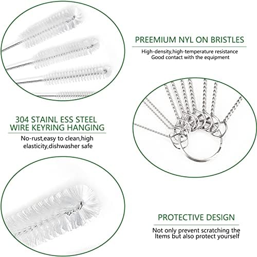 CiaraQ Bottle Cleaning Brushes, 9.8 Inch Nylon Tube Brush Set - Image 5