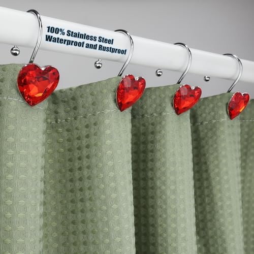 Shower Curtain Hooks Rings for Bathroom - Image 4