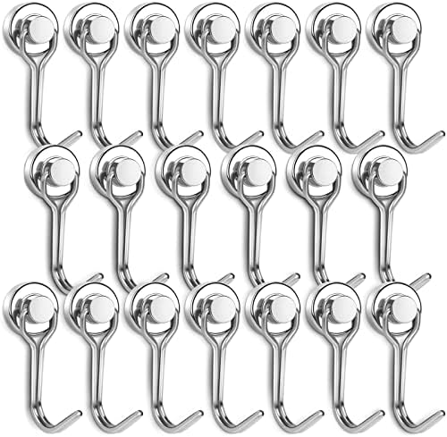 E BAVITE Swivel Swing Magnetic Hook, 30LB 20PCS Refrigerator Magnet Hooks by EBAVITE