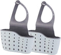 EC Kitchen Sink Caddy Sponge Holder Plastic Hanging Ajustable Strap Faucet Caddy by EC+ELEGANTCHAM