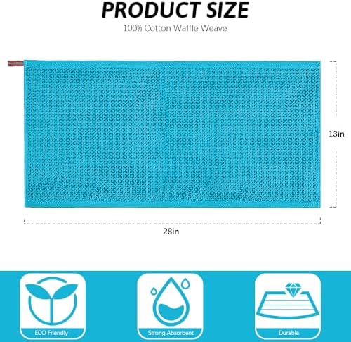 Nialnant 6 Pack Kitchen Towels, Large 100% Cotton Hand Towels, Absorbent Dish - Image 2