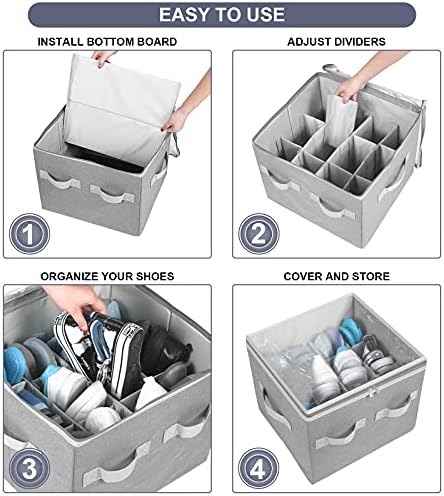 Moteph Shoe Organizer Closet Storage Solution - Image 3