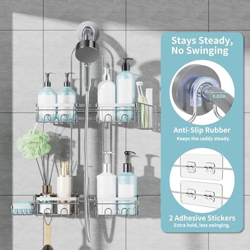 KEGII Hanging Shower Caddy for Handheld Showerheads - Image 2