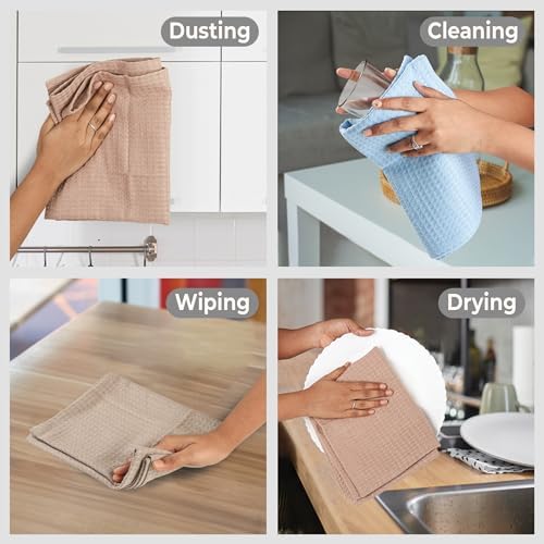 Urban Villa Kitchen Towels Cotton Dish Towels 20”x30” Multi - Image 4