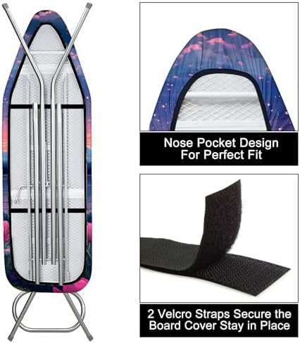 Ironing Board Cover 15"x54"，Standard Ironing Board Replacement Cover，Easy Fit - Image 3