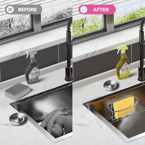 Linemoon Sponge Holder for Kitchen Sink Caddy - Image 7