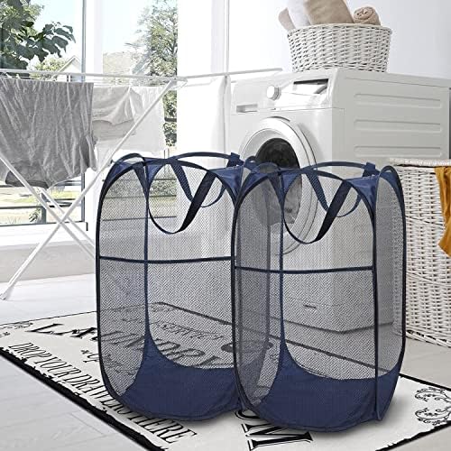 BATTOO Deluxe Strong Mesh Pop up Laundry Hamper Basket - Image 6