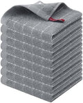 Homaxy 100% Cotton Terry Kitchen Dish Cloths, 8 Pack by Homaxy
