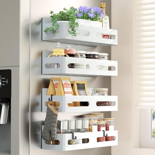 Sevenblue 4-Pack Magnetic Spice Rack by Sevenblue
