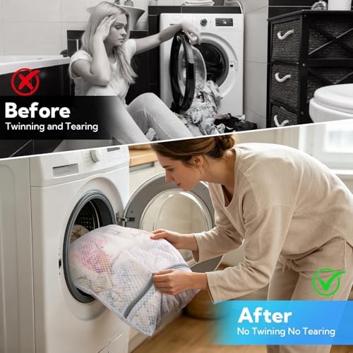 18 Pack Durable Mesh Laundry Bags - Image 5