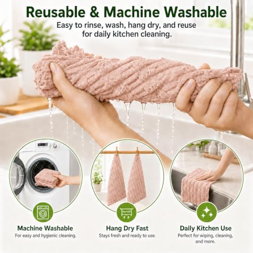 kimteny Microfiber Dish Cloths for Washing Dishes 18 Pack - Image 5