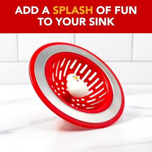 Joie Doodle Doo Kitchen Sink Strainer Basket, Fits All Standard Sinks, - Image 3