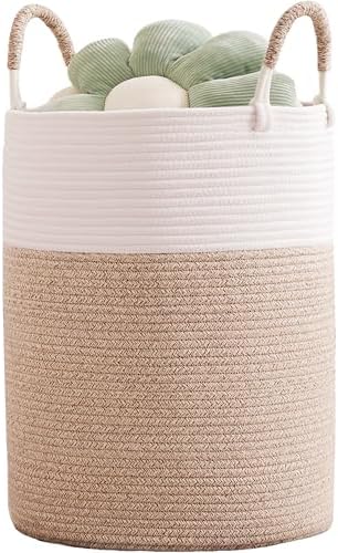 80L Extra Large Hamper Laundry Basket Tall Woven Clothes Hamper by MOJOSCEND