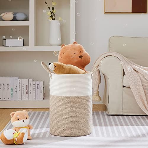 VIPOSCO 72L Tall Woven Laundry Basket Hamper - Image 2