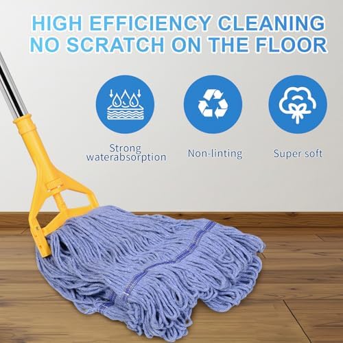 Commercial Mop with Extra Head Replace - Image 2