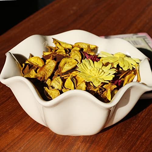 Yellow Potpourri Bags, Lemon Scented Decorative Bowl Filler - Image 4