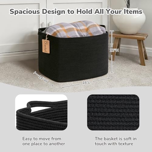 Goodpick 50L Large Woven Rope Storage Basket - Image 3