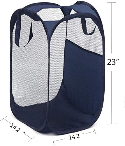 2 pop-up Laundry Hampers，Foldable mesh Laundry Baskets - Image 3