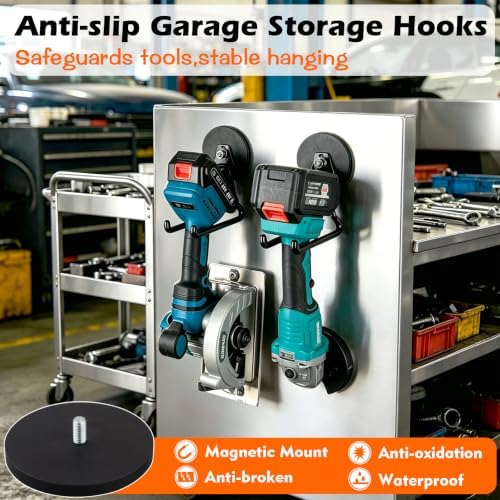 MUTUACTOR Upgraded Strong Magnetic Hooks Heavy Duty, 40lbs Anti-Scratch Large - Image 3