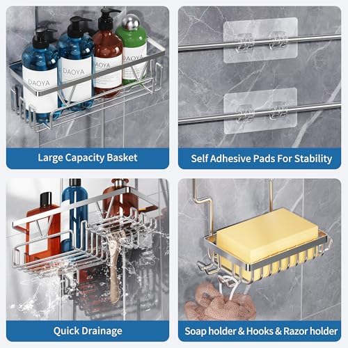 DAOYA Shower Caddy Hanging - Image 4