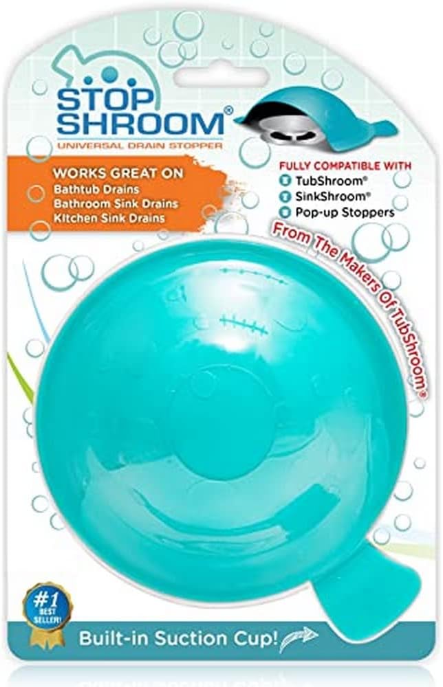 StopShroom STBLU232 Universal Stopper Plug Cover by TubShroom
