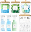 4+3 Pack Laundry Pods Containers & Dryer Sheet Holder & Laundry Detergent by Unknown